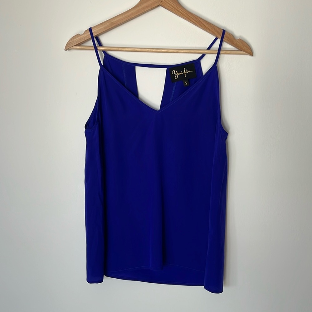 Yumi Kim | 100% Silk Royal Blue Tank Top
